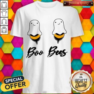Funny Ghost Boo Bees Halloween Shirt