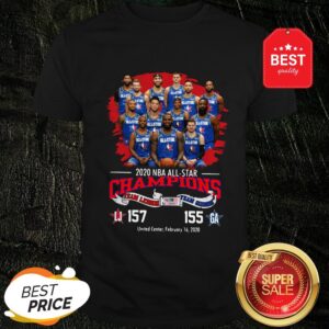 2020 NBA All-Star Champions Team Lebron 157 Team Giannis 155 Shirt