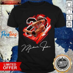 Premium Michael Jordan 23 Chicago Bulls Basketball Signature Shirt