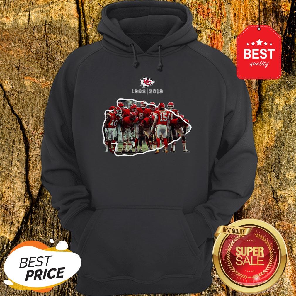 Official Logo Kansas City Chiefs Team Player 1969 2019 Shirt