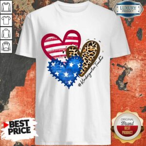American Hearts Kindergarten Teacher Shirt