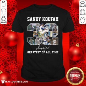 Perfect Sandy Koufax 32 Greatest Of All Time Signature Shirt