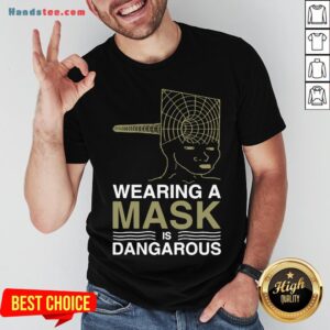 Good Wearing A Mask Meme Trollface Conspiracy Theory Shirt
