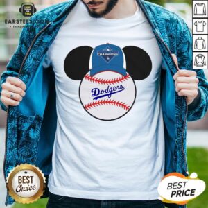 Hot L.A Dodgers Mickey Mouse Champions 2020 T-Shirt