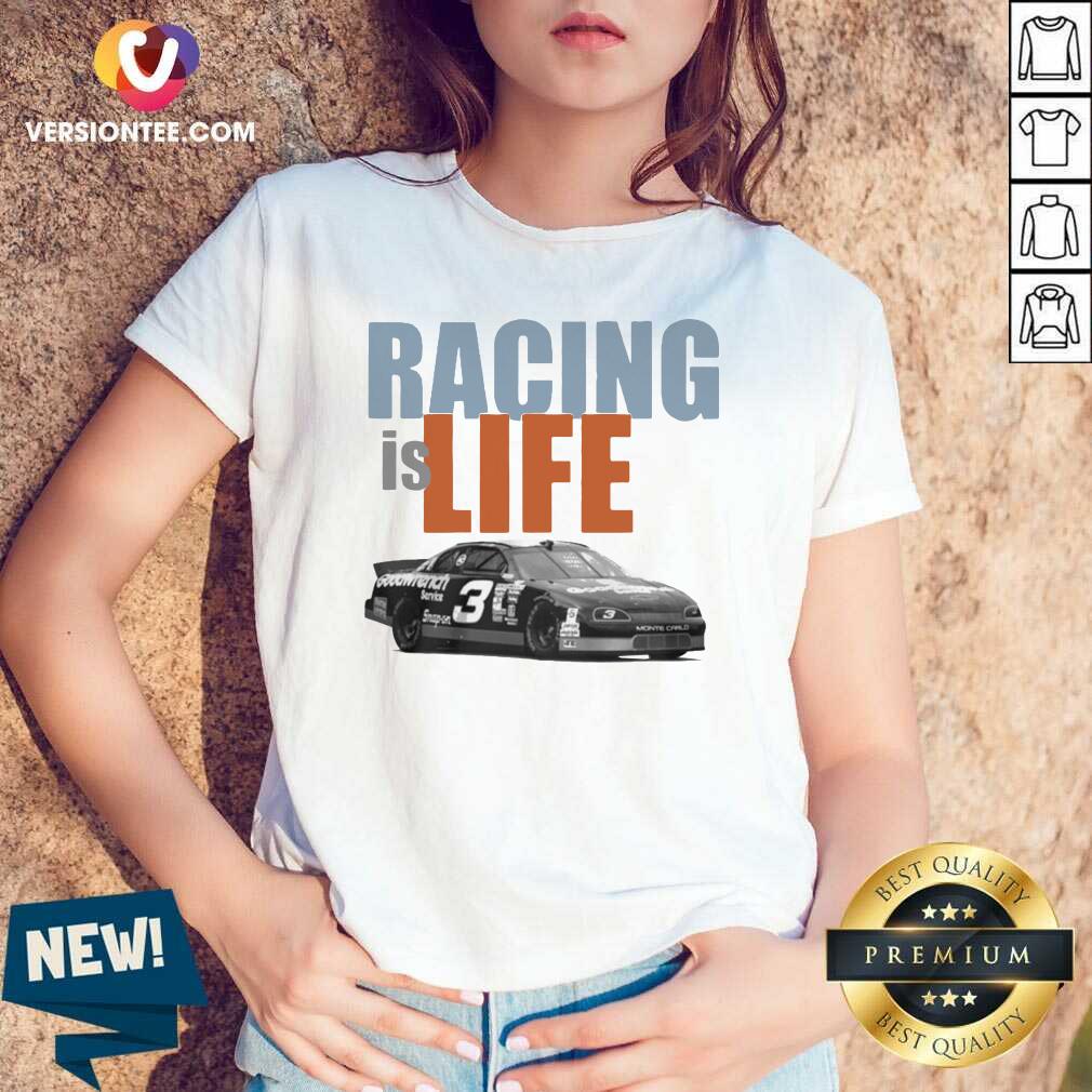 Funny Racing Is Life Dale Earnhardt Signature Shirt