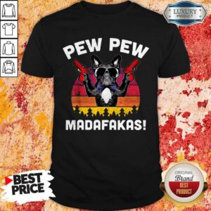 Frenchie Pew Pew Madafakas Vintage T-Shirt