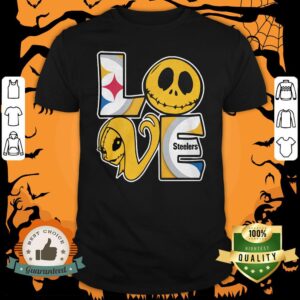 Pittsburgh Steelers Shirt Jack Skellington And Sally Love Shirt