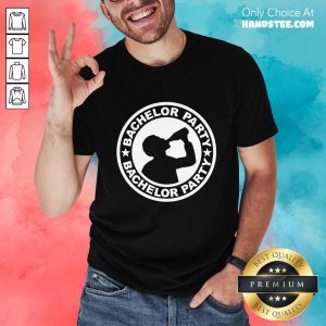 Amused Bachelor Party Drinking Wine Bottles Shirt