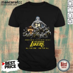 2020 NBA Champions Los ANgeles Lakers All For The One One For All Shirt