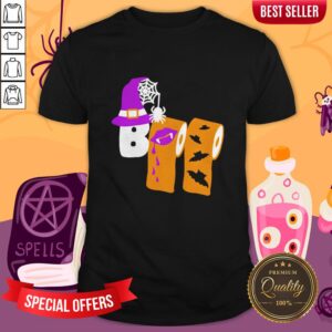 Funny Boo Witch Toilet Halloween Shirt