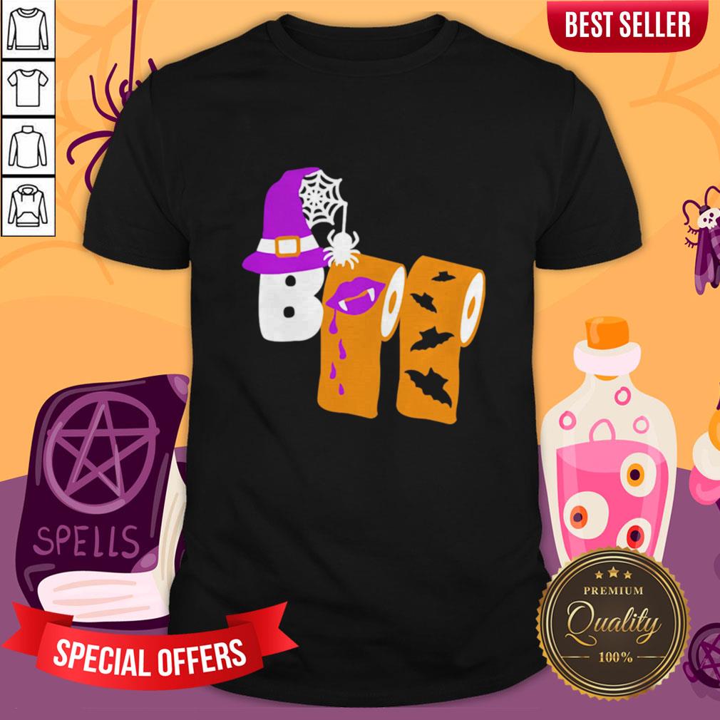 Funny Boo Witch Toilet Halloween Shirt