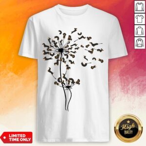 Nice Dachshund Daon Flower Shirt
