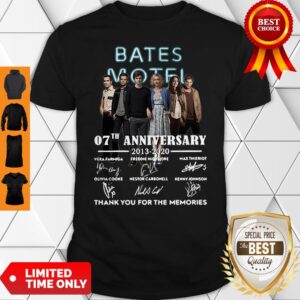 Official Bates Motel 07th Anniversary 2013-2020 All Signature Shirt