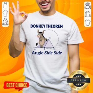 Awesome Donkey Theorem Angle Side Side Shirt