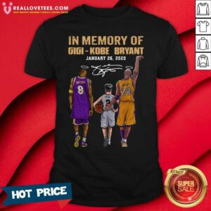 Perfect In Memory Of Gigi Kobe Bryant January 26 2021 Shirt