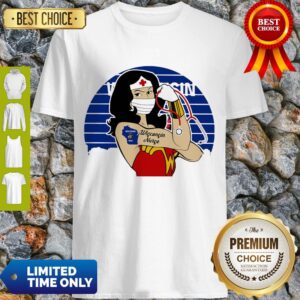 Good Wonder Woman Tattoos Wisconsin Nurse Covid-19 Vintage Shirt