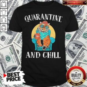 Hot Cat Quarantine And Chill 2020 Shirt