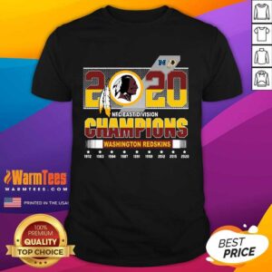 Funny 2020 NFC East Division Champions Washington Redskins Shirt