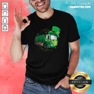 Garbage Truck Patricks Day Shirt