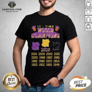Good Undefeated Lakers 17 Time Champion Shirt