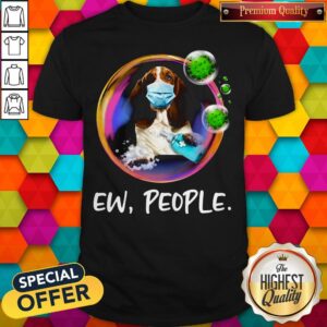Original Basset Hound Safety Bubble Face Mask Ew People Shirt