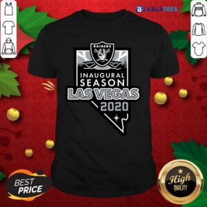 Top Raiders Inaugural Season Las Vegas 2020 Shirt