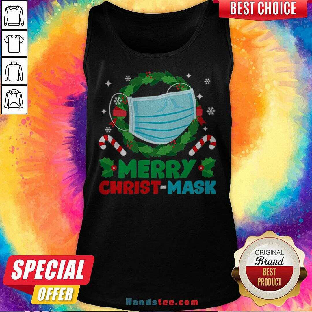 Cute Merry Christmask Christmas Pajama Shirt