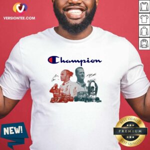 Perfect Hamilton F1 New World Champions Signature Shirt