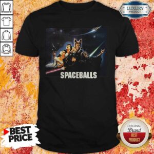 Spaceballs Movie Characters Meteor Shower Shirt