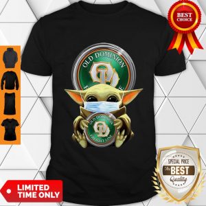 Star Wars Baby Yoda Mask Hug Old Dominion Freight Line COVID-19 Shirt