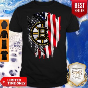 Boston Bruins American Flag 4th Of July Independence Day Shirt