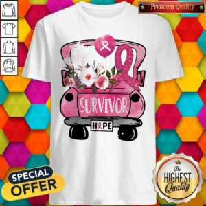 Cute Survivor Hope Breast Cancer Awareness Shirt