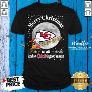 Hot Kansas City Chiefs Merry Christmas To All And To Chiefs A Good Season NFL Football Sports Shirt