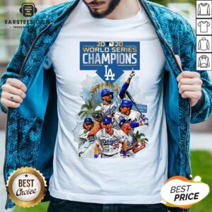Official LA Dodgers Double Champions 2020 World Series Player Legend Shirt