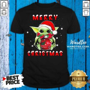 Awesome Baby Yoda Hat Santa Happy Merry Christmas 2020 Shirt