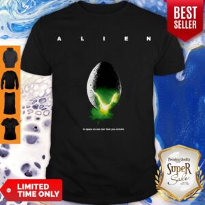 Top Alan Alien In Space Nobody Can Hear You In Space Shirt