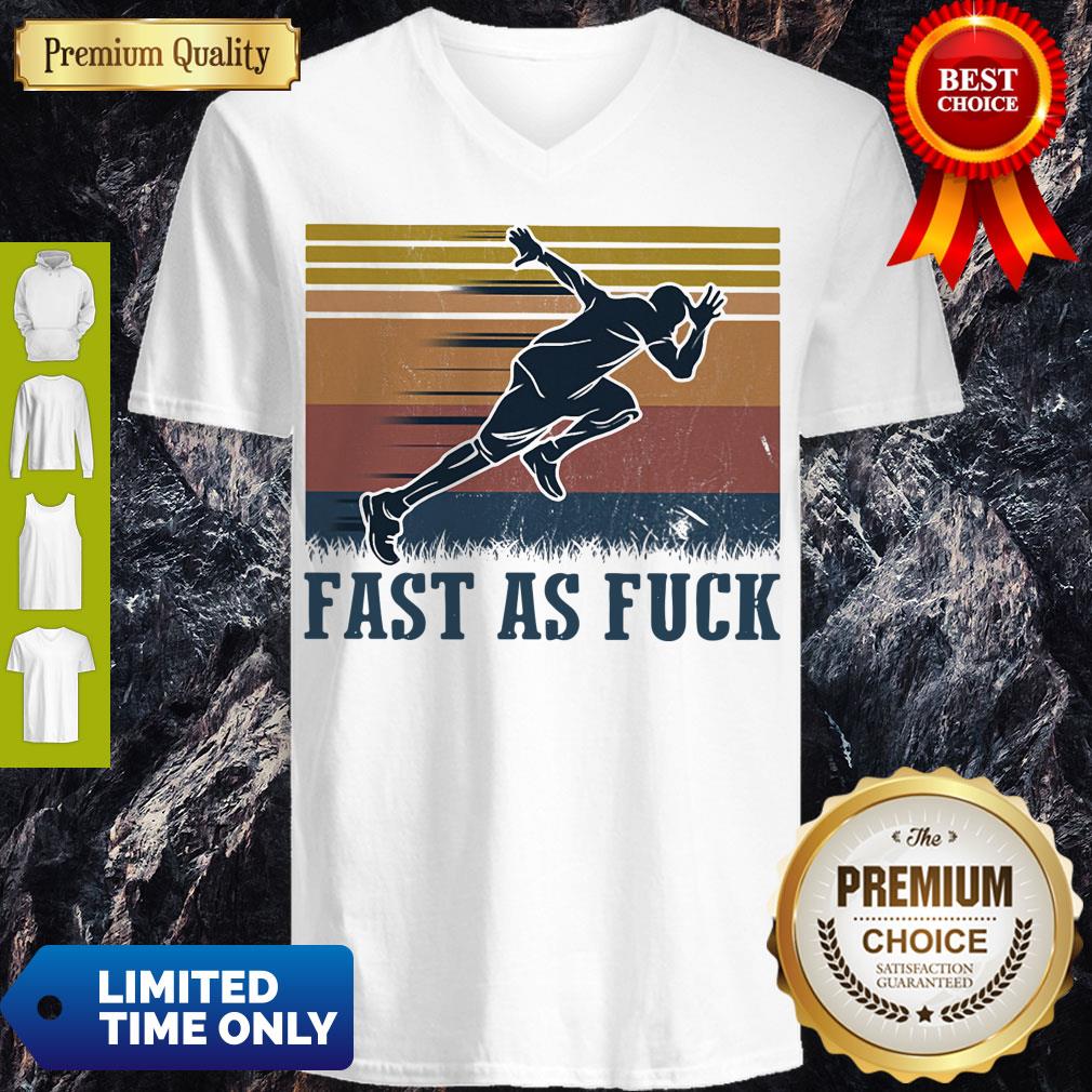 Premium Running Fast As Fuck Vintage Shirt