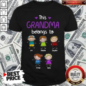 Nice This Grandma Belongs To Shirt