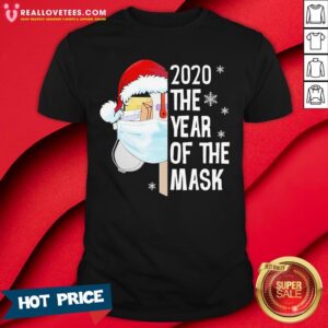 Nice Mailbox Santa 2020 The Years Of The Mask Christmas Shirt