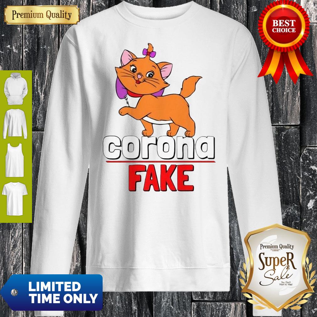 Awesome Cute Cat Kitty Corona Fake Shirt