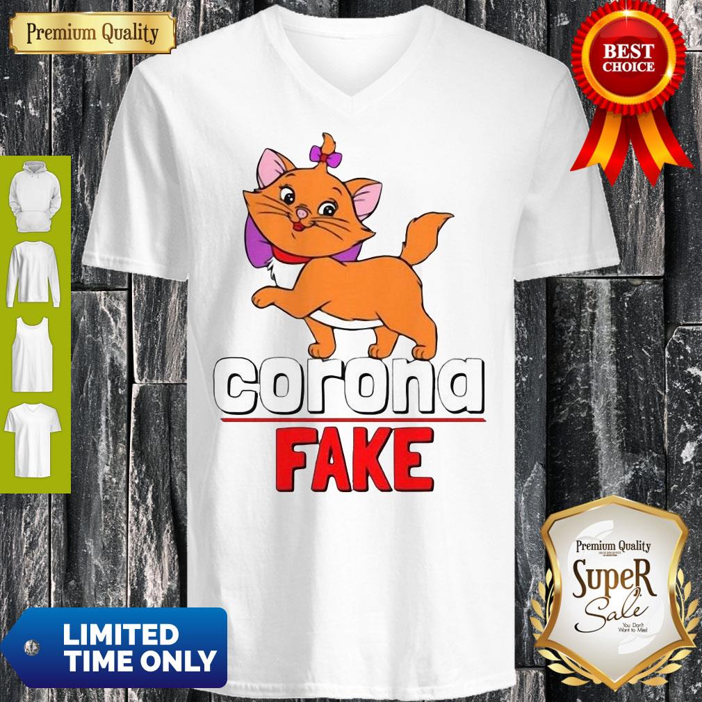 Awesome Cute Cat Kitty Corona Fake Shirt