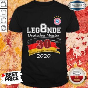 Top Fc Bayern Munchen Leg8nde Deutscher Meister 30 2020 Shirt