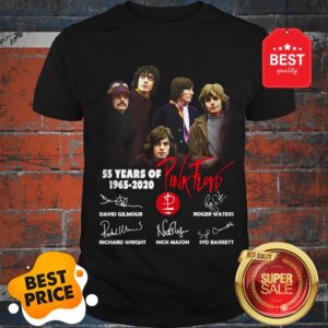 Official 55 Years Of Pink Floyd 1965-2020 Signature Shirt