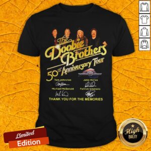 The Doobie Brothers 50th Anniversary Tour 1970 2020 Signatures Shirt