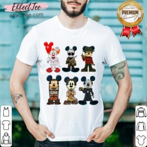 Mickey Mouse Style Horror Character Halloween Shirt
