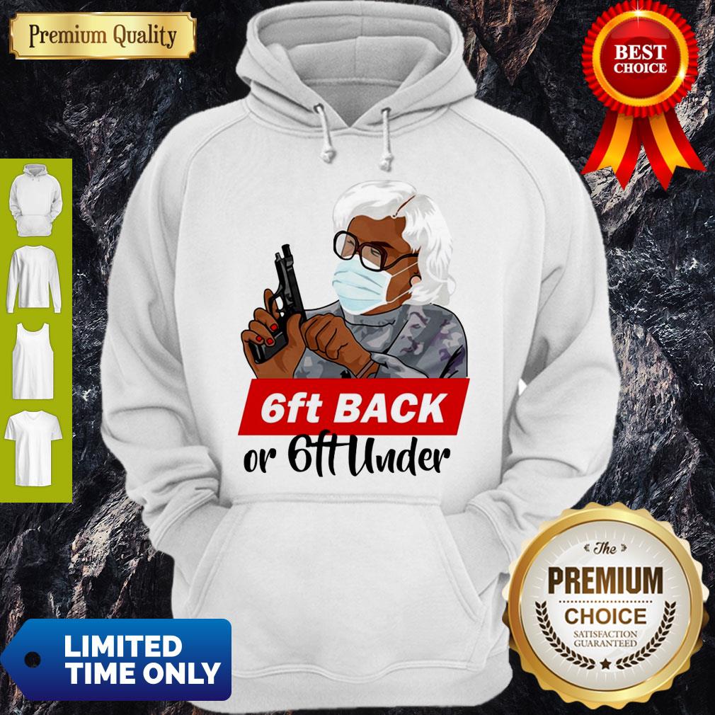 Premium 6ft Back Or 6ft Under Mask Gun Shirt