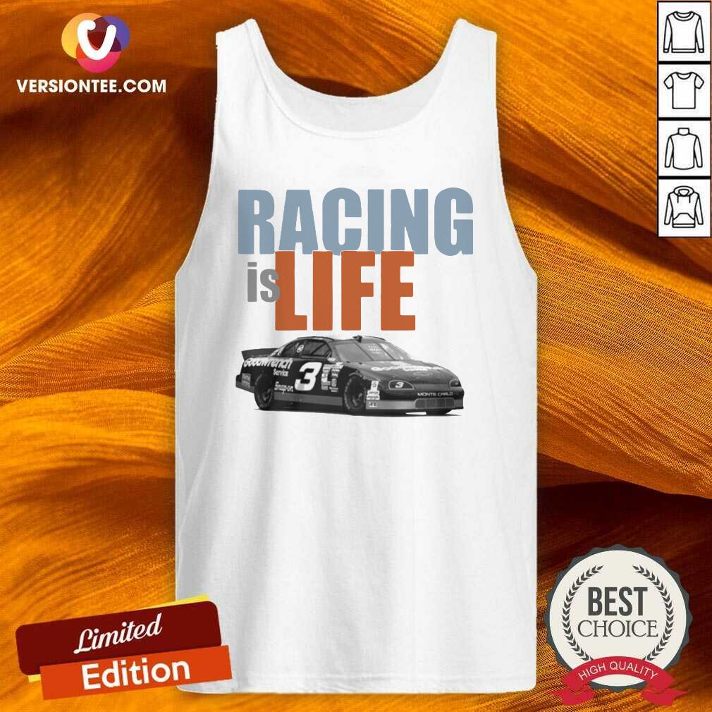 Funny Racing Is Life Dale Earnhardt Signature Shirt