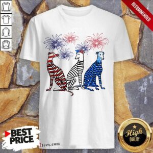 Whippet American Flag Colors Shirt