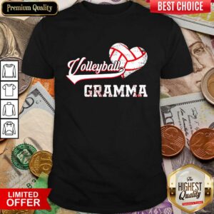 Nice Volleyball Grandma Shirt