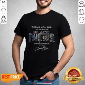 Hot Black Panther Chadwick Boseman 1977 2020 Signature Thank Shirt